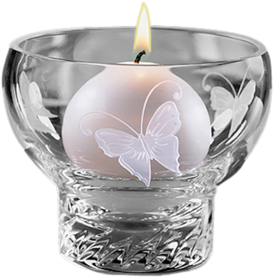 Stanchions Tubes / Candles - Lenox Butterfly (giftware) Votive Candleholder (500x473), Png Download
