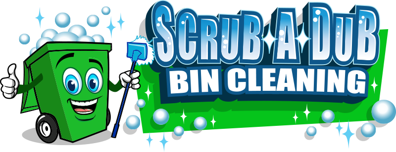 Scrub A Dub Wheelie Garbage Bin Cleaning - Trash Bin Cleaning Services (800x308), Png Download