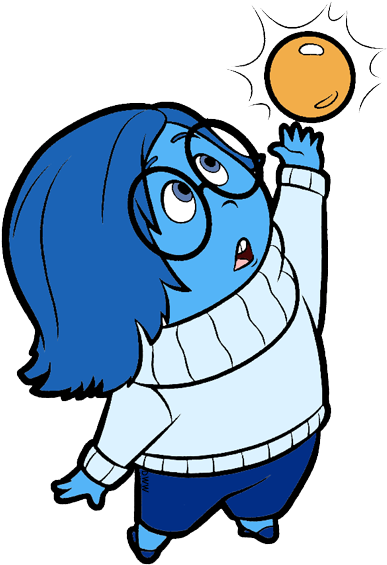 Sadness Inside Out Clipart (400x577), Png Download