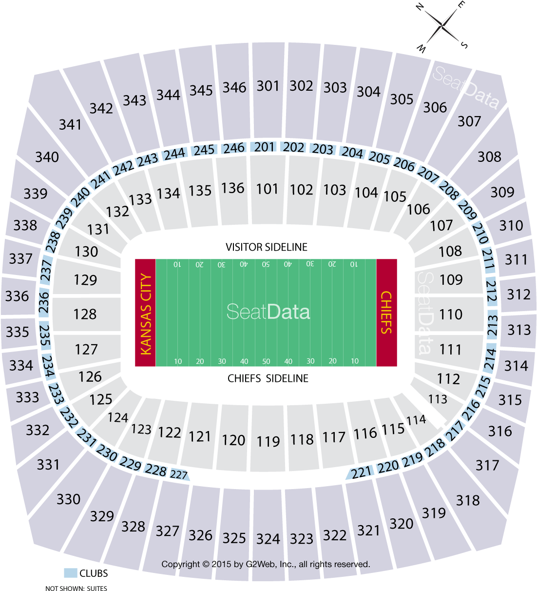 Click Section To See The View - Soccer-specific Stadium (1101x1219), Png Download