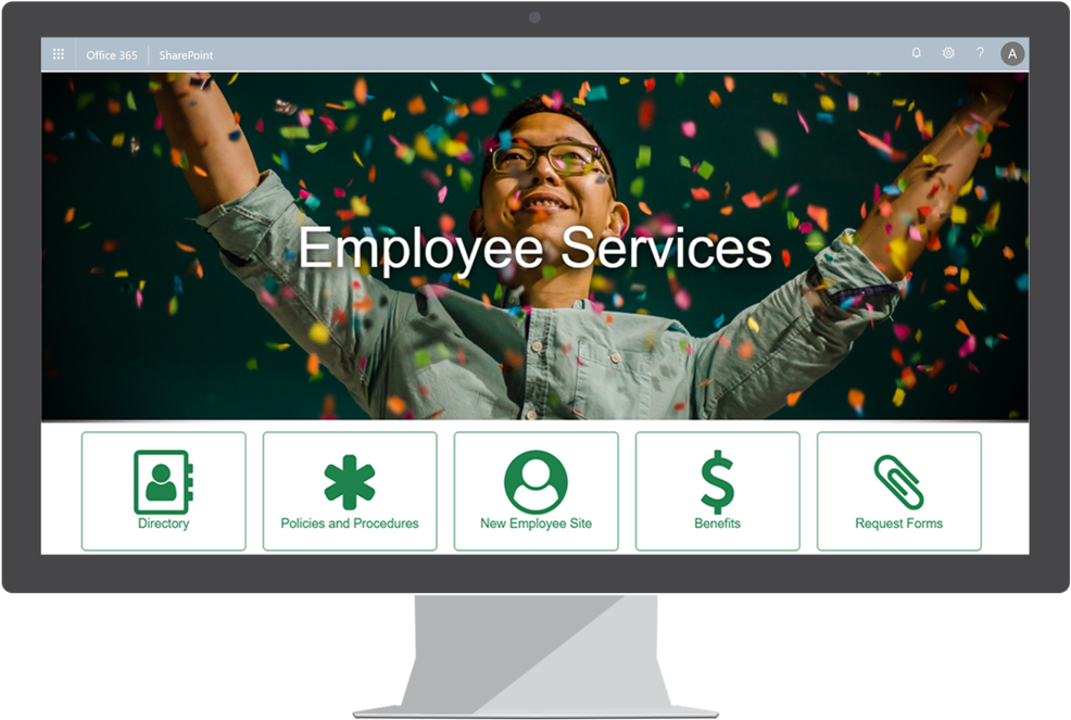 Sharepoint Employee Engagement - Sharepoint (1000x695), Png Download