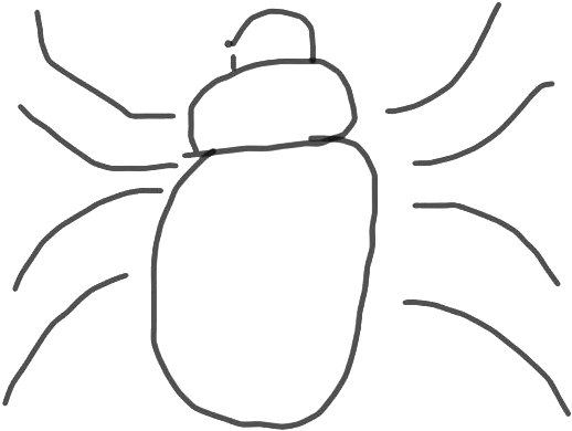 There Is Something Inherently Terrifying Thinking About - Line Art (558x460), Png Download