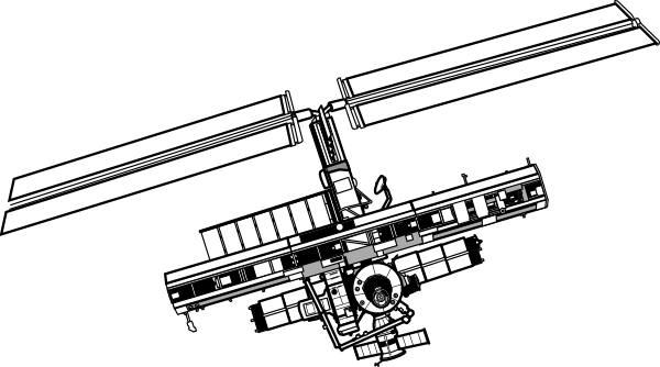 How To Set Use Satellite Space 1 Icon Png - Satellite Picture Black And White (600x334), Png Download