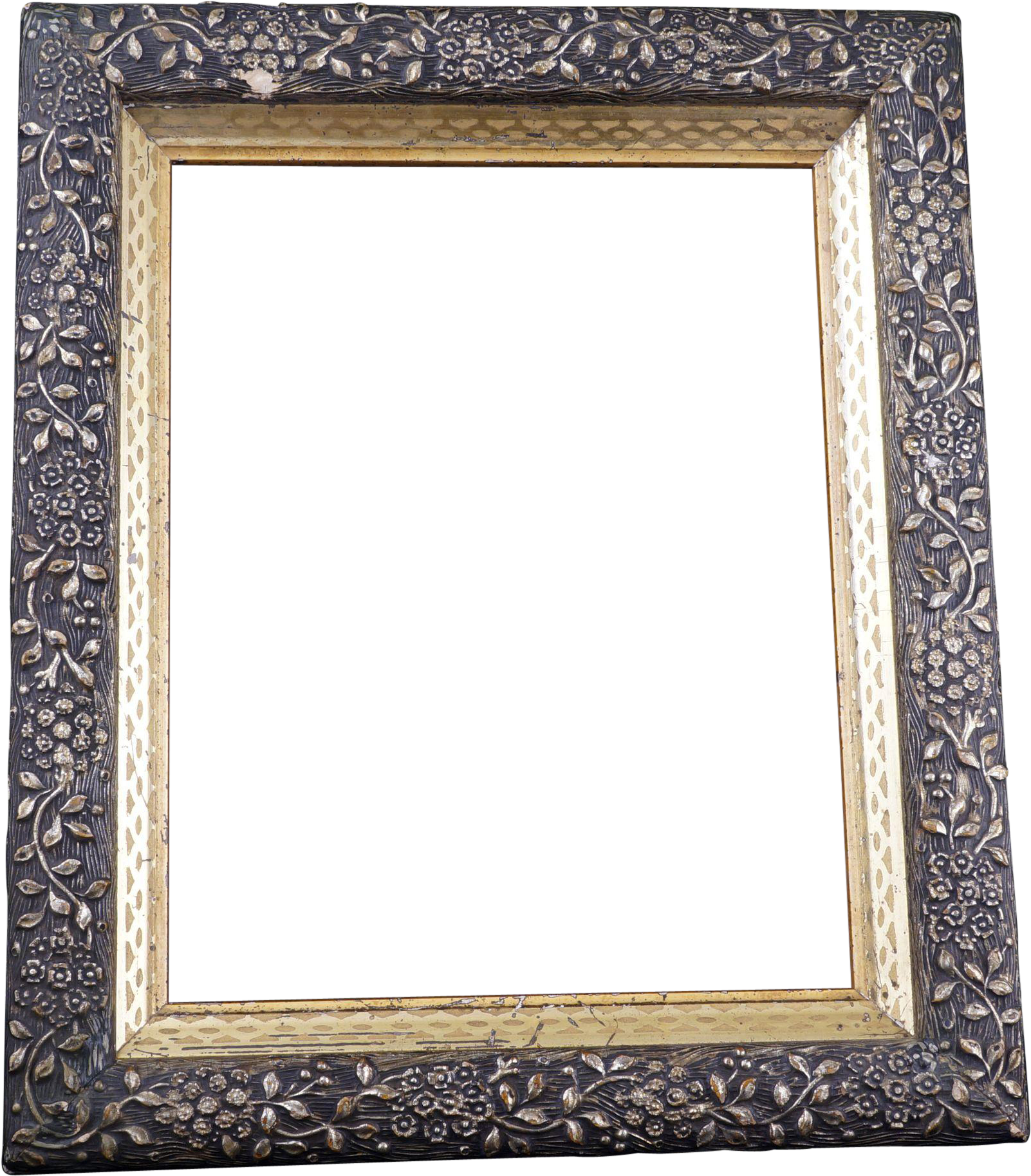 Gilt Victorian Frame Late With Ornate Floral Molding - Picture Frame (1825x1825), Png Download