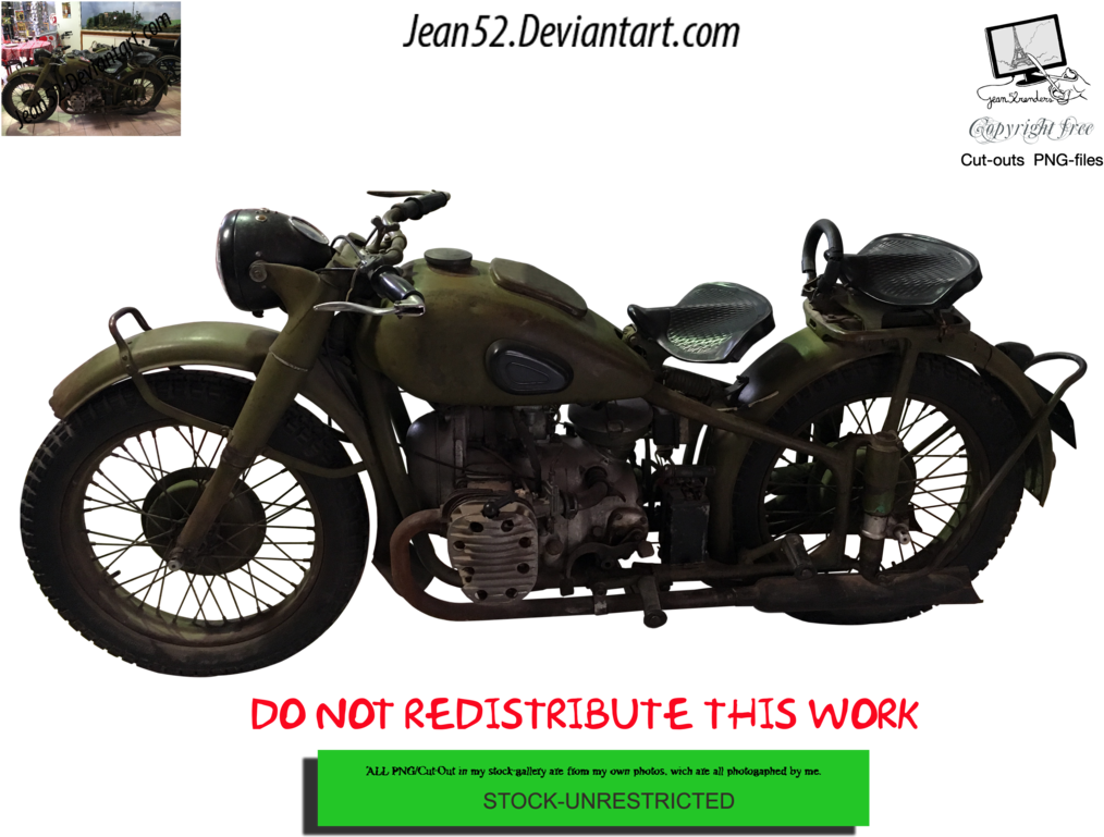 Vintage Motorcycle Png By Jean52 On Deviantart - Motorcycle (1024x768), Png Download
