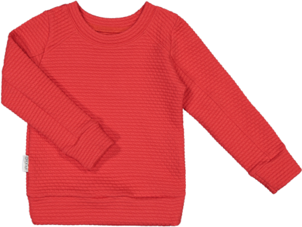 Glow College, Bright Red - Sweater (1096x1096), Png Download