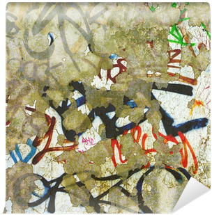 A Grunge Background With Old Paint And Graffiti Wall - Paint (400x400), Png Download