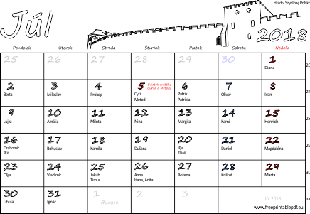 Calendar September 2018 Png - Temmuz Ağustos 2018 Takvim (436x301), Png Download