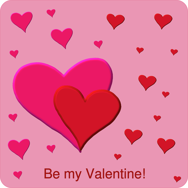 Red, Heart, Valentines, Hearts, Valentine - Valentine Card Png (640x640), Png Download