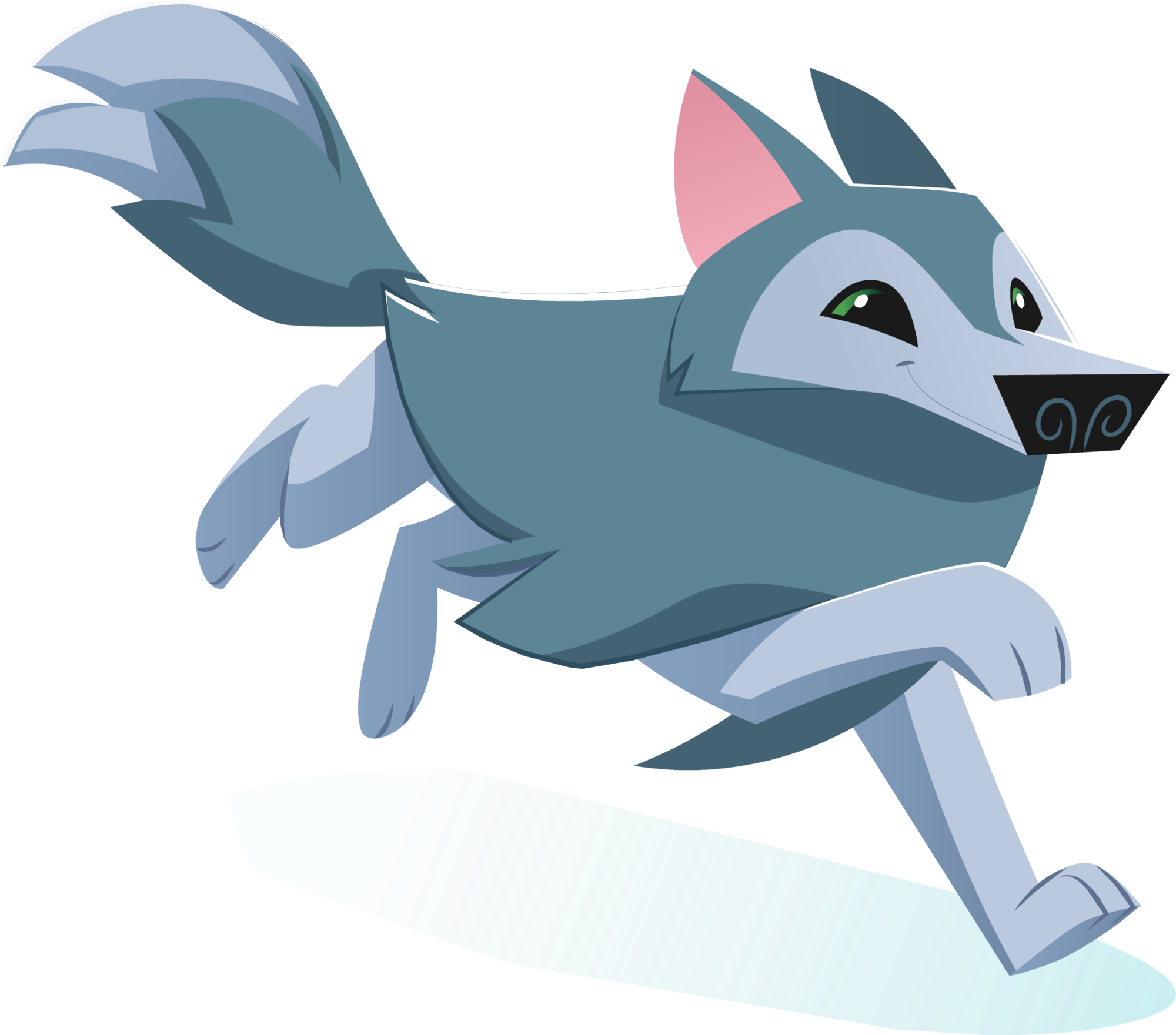 Image Wiki Fandom Filearctic Animal Jam Arctic Wolf - Animal Jam Png (545x480), Png Download