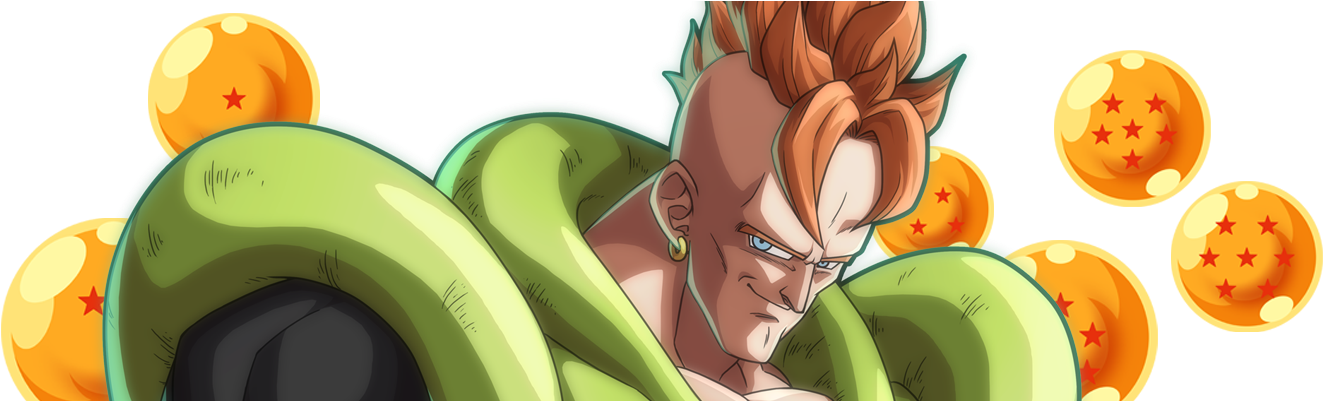 Standings - Dragon Ball Fighterz Android 16 (1366x400), Png Download