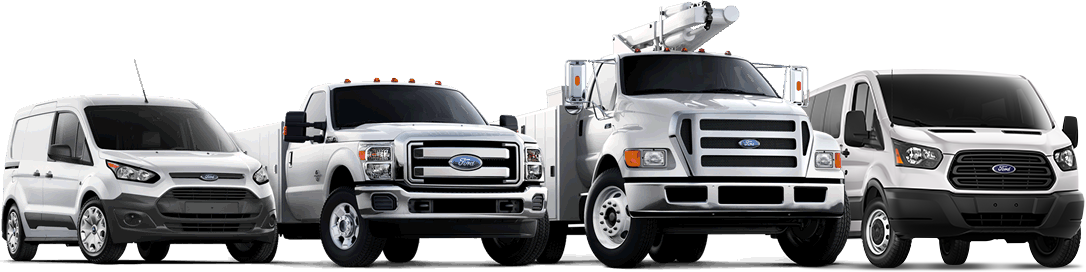 Lineup - Ford Commercial Vehicle Center (1086x272), Png Download