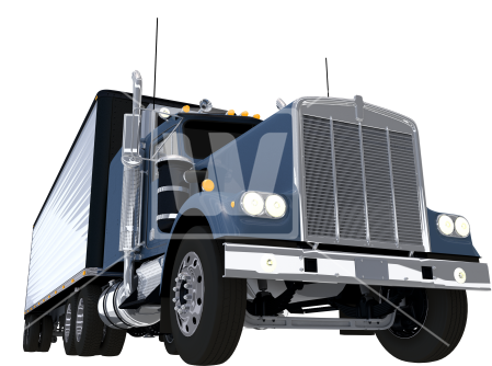 Semi Truck Png Illustration - Trailer Truck (550x366), Png Download