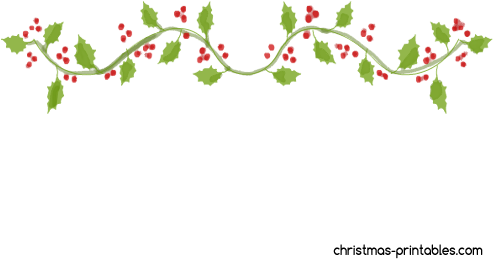 Christmas Vine Clipart - Watercolor Painting (500x500), Png Download