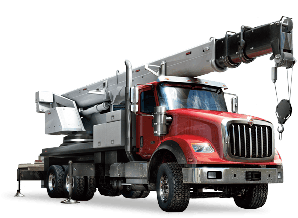 Crane Trucks - Truck (669x471), Png Download