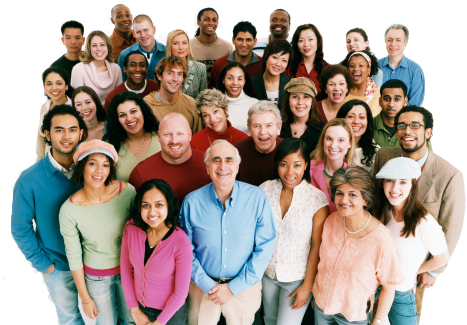 Newgate Solicitors Group Of People Png - Group Of People (466x368), Png Download