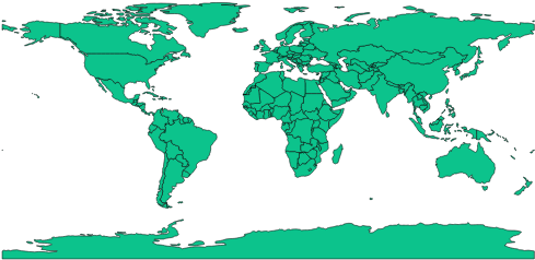 Enter Image Description Here - World Map (584x413), Png Download