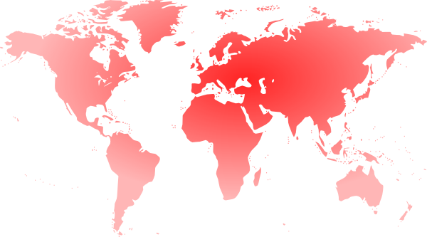 Globe Clip Art At Clker Com Vector - World Map Clip Art Grey (600x333), Png Download