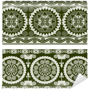 Abstract Scroll Circular Border Banner Wall Mural • - Stock Illustration (400x400), Png Download