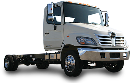 Hino Semi Trucks Conventionals Ontario - Trailer Truck (600x274), Png Download