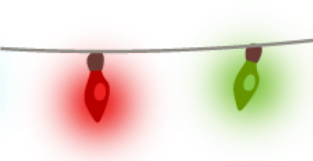 Christmas Lights Png Transparent Images - Portable Network Graphics (640x480), Png Download