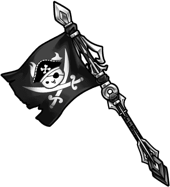 Gear-pirate Flag Of Glory Render - Piracy (380x380), Png Download