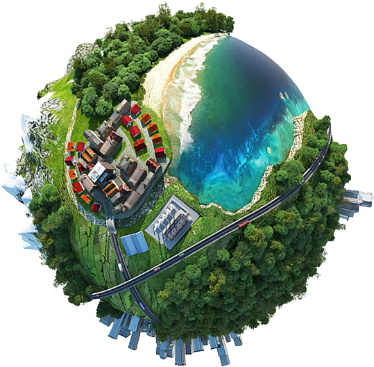 Mundo Aporta Tres Ramas - Reshaping Environments By Helena Bender (550x550), Png Download