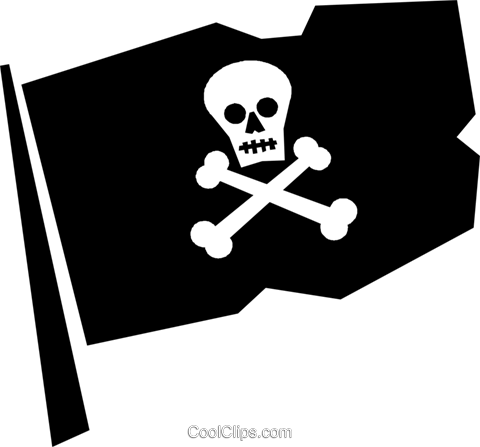 Pirate Flag - Bandeira De Pirata (480x447), Png Download