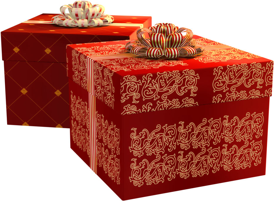 Xmas Present Png Image Background - Christmas Gift Boxes Png (1024x768), Png Download