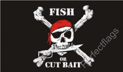 Fish Pirate Flag - Pirate Flag Surrender The Booty (500x500), Png Download