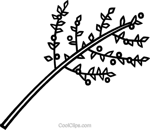 Ramas De Los Árboles Libres De Derechos Ilustraciones - Äste Clipart (480x415), Png Download