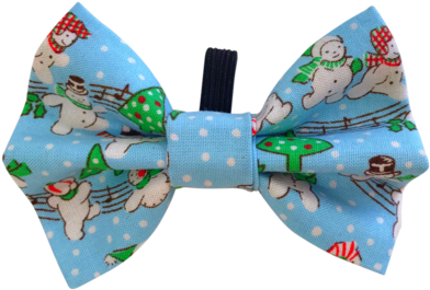 Party At The North Pole Blue Bow Tie © - Party At The North Pole (600x451), Png Download