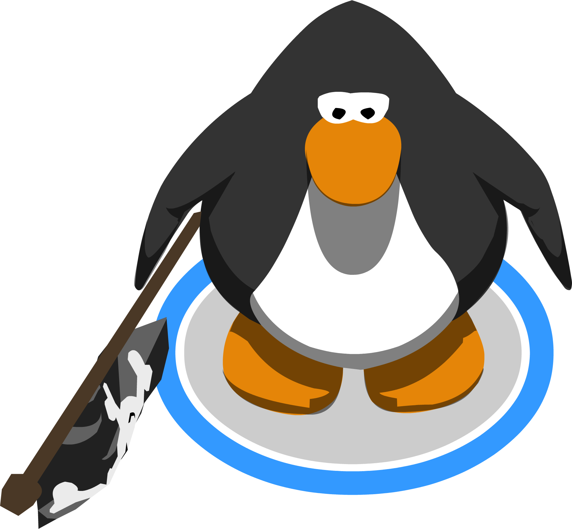 Pirate Flag In-game - Club Penguin Vuvuzela (1936x1792), Png Download