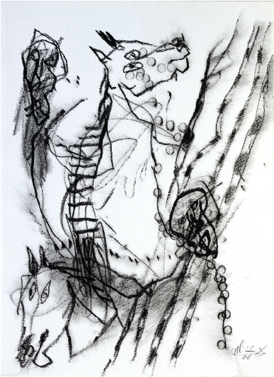 Alejandro Santiago - Sketch (625x625), Png Download