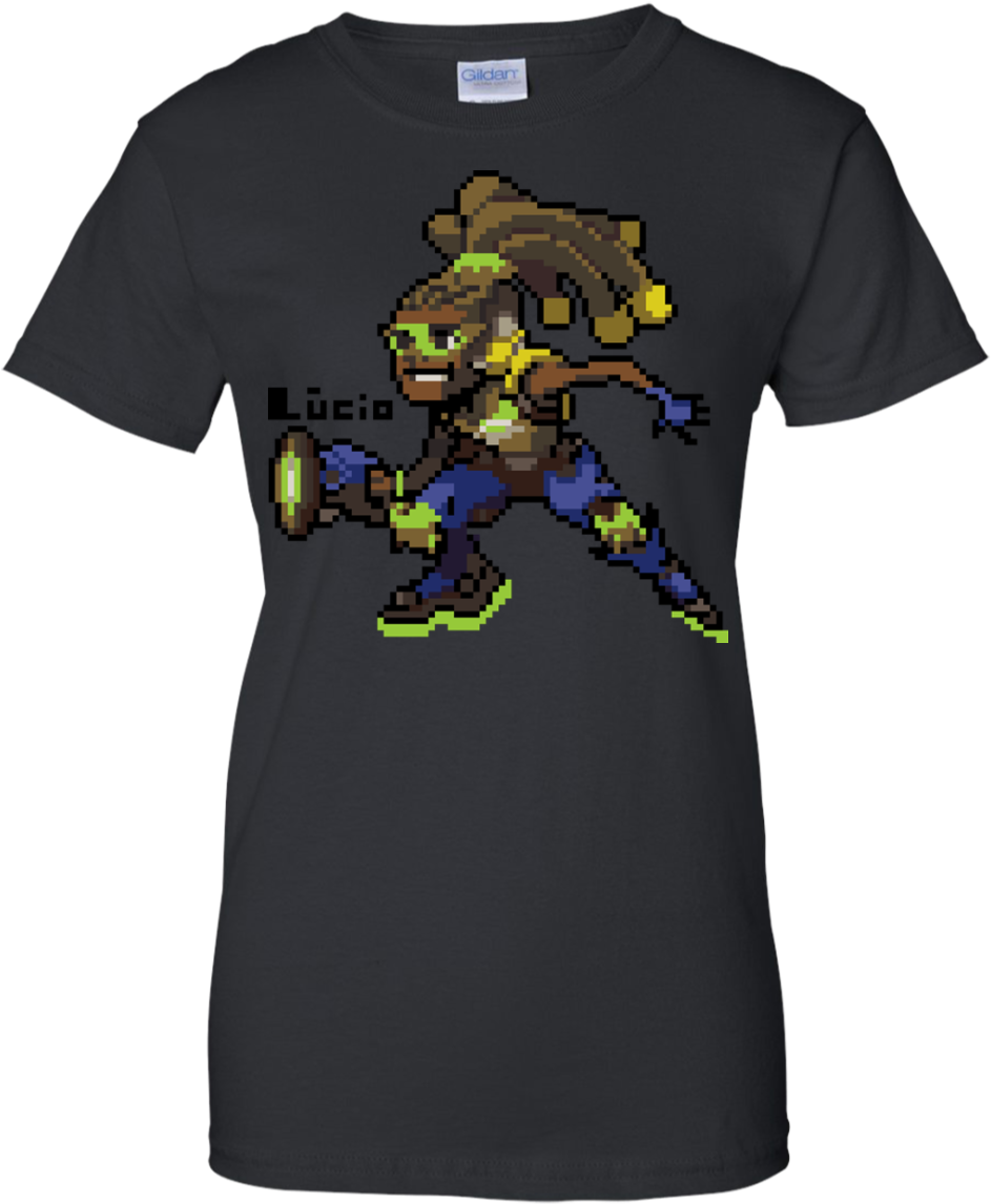 Overwatch Shirt Lucio Pixel Name Watchauto - Star Wars - Rogue One Rebel Alliance T-shirt-hoodie-ladie (1155x1155), Png Download