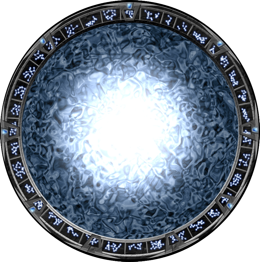 Babylon 5, Stargate Atlantis, Doctor Who, Star Trek, - Stargate Png (890x898), Png Download