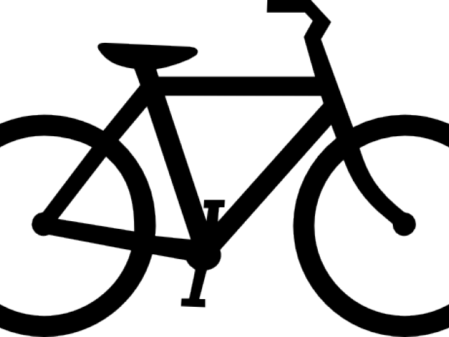 Bike Clipart Small Bike - Bike Clipart Black And White (640x480), Png Download