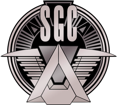 Sgc-logo - Star Gate Sg1 Logos (420x387), Png Download