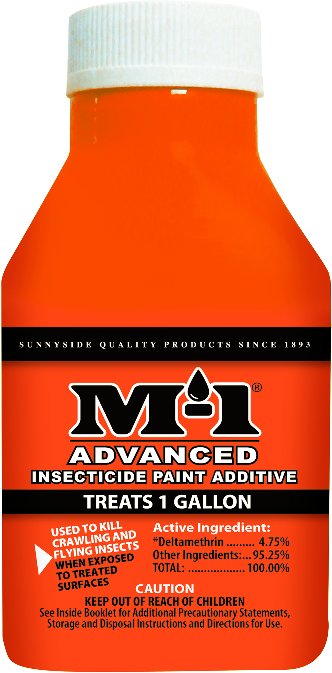 M-1 Advanced Insecticide 1g Paint Additive - M-1 1.5 Oz. Advanced Insecticide Paint Additive (6-pack) (1088x2204), Png Download