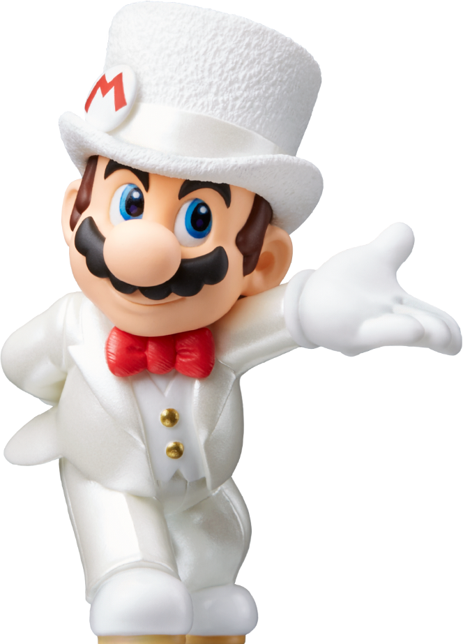 Mario Odyssey Wedding Mario Separate - Mario Odyssey Wedding Mario (664x923), Png Download