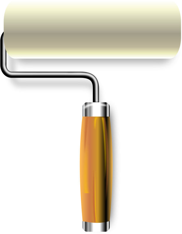 Paint Roller Clip Art (620x800), Png Download