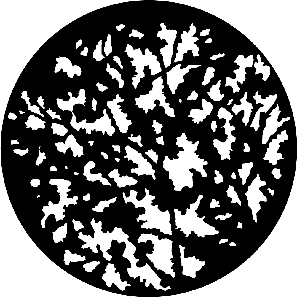 Apollo Design 9075 Jagged Foliage Steel Pattern - Stage Lighting (1200x1200), Png Download