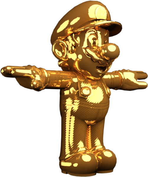 Download Zip Archive - Super Mario Odyssey Gold Mario (750x650), Png Download