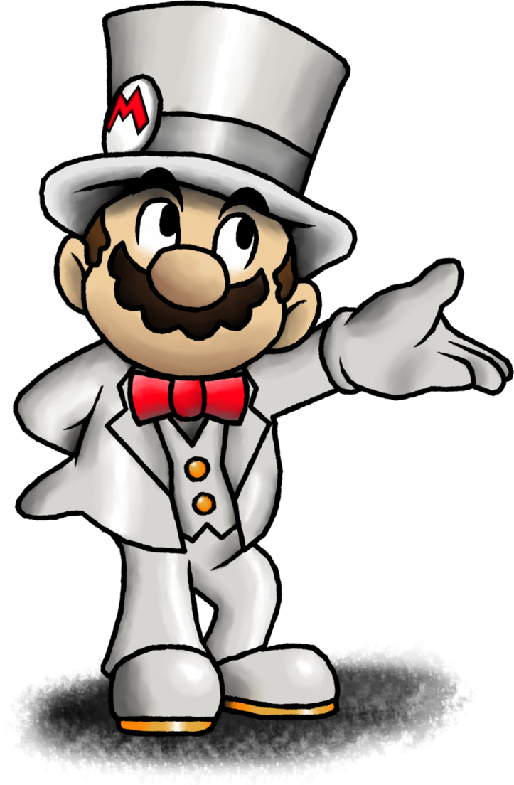 Dapper Mario~ Odyssey By Fawfulthegreat64 - Super Mario Odyssey Wedding Outfit (723x1104), Png Download