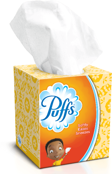 Puffs Everyday Is Our Original, Non-lotion Facial Tissue - Puffs Basic Non-lotion White Facial Tissue 64 Tissues (600x600), Png Download