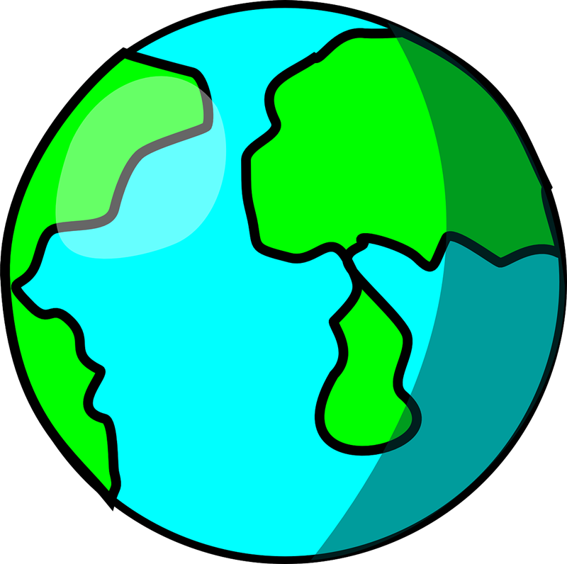 Free Earth And Globe Clipart 4 Clipartix - Earth Clip Art (800x796), Png Download