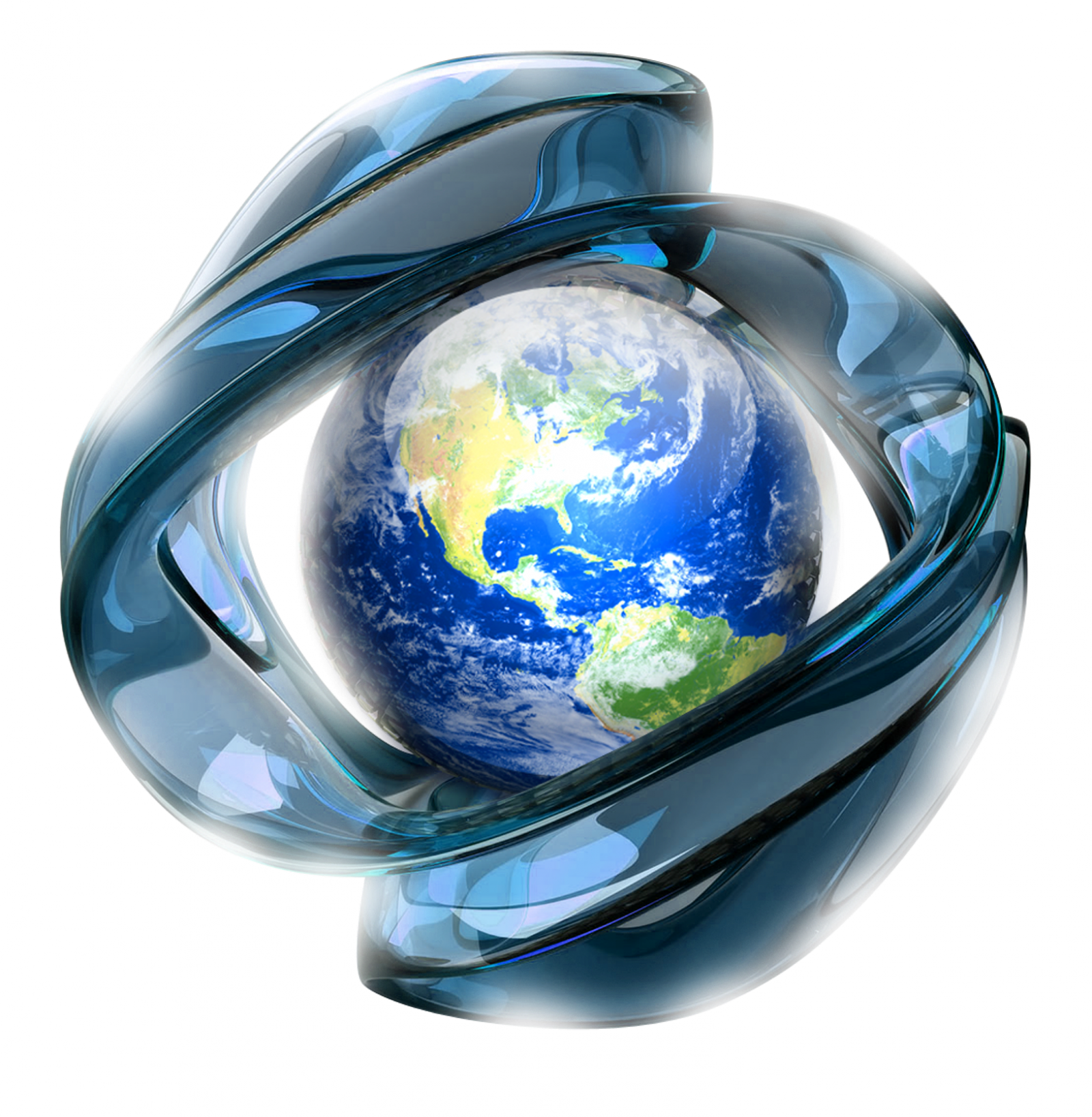 3d Globe Clipart Png Images - Web Bharat Network Logo (1600x1636), Png Download