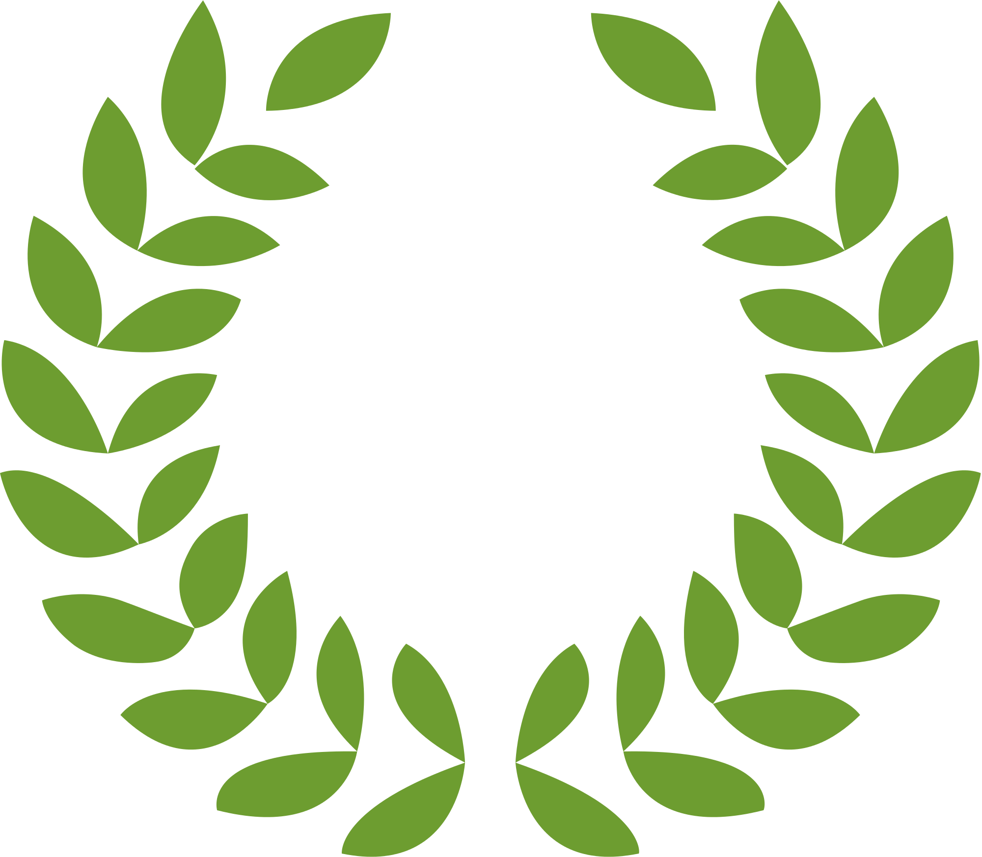 Wreath Clipart Roman - Roman Laurel (2000x1746), Png Download