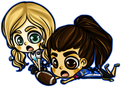 Nina Dobrev And Candice Accola Images Nina Candice - He Vampire Diaries Png Desenho (500x363), Png Download