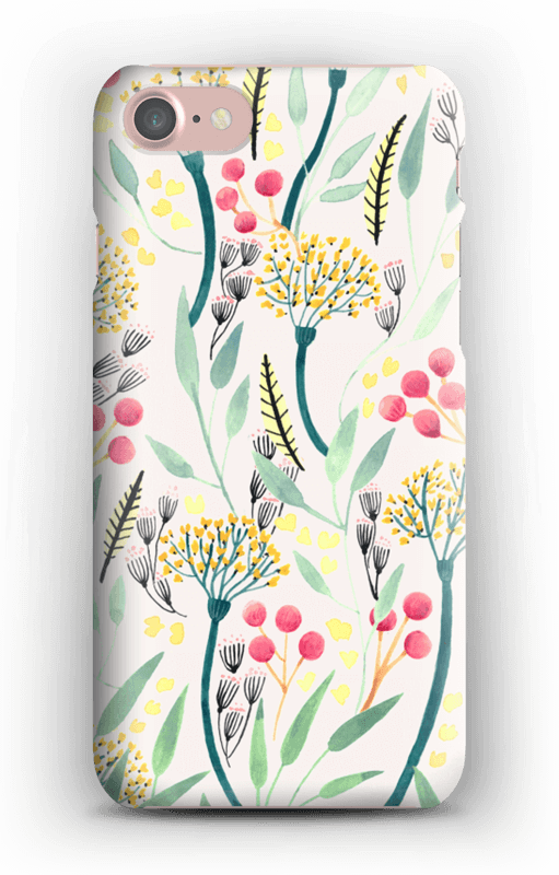 Summer Floral Pattern Case Iphone - Mobile Phone Case (511x800), Png Download